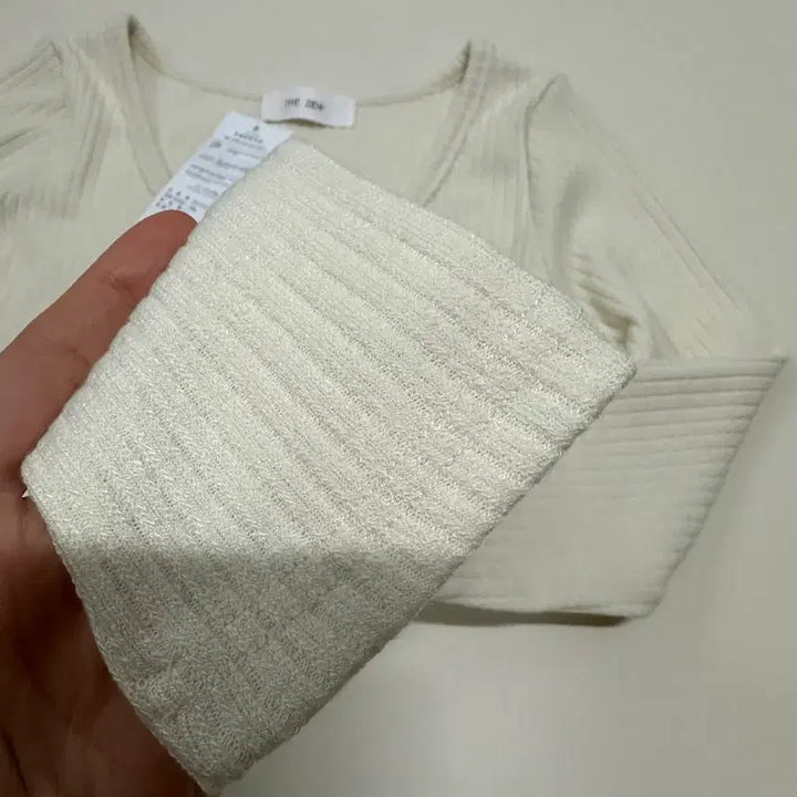 [BUNJANG] Ivory Crop Knit Cardigan / (새상품) 아이보리 크롭 니트 가디