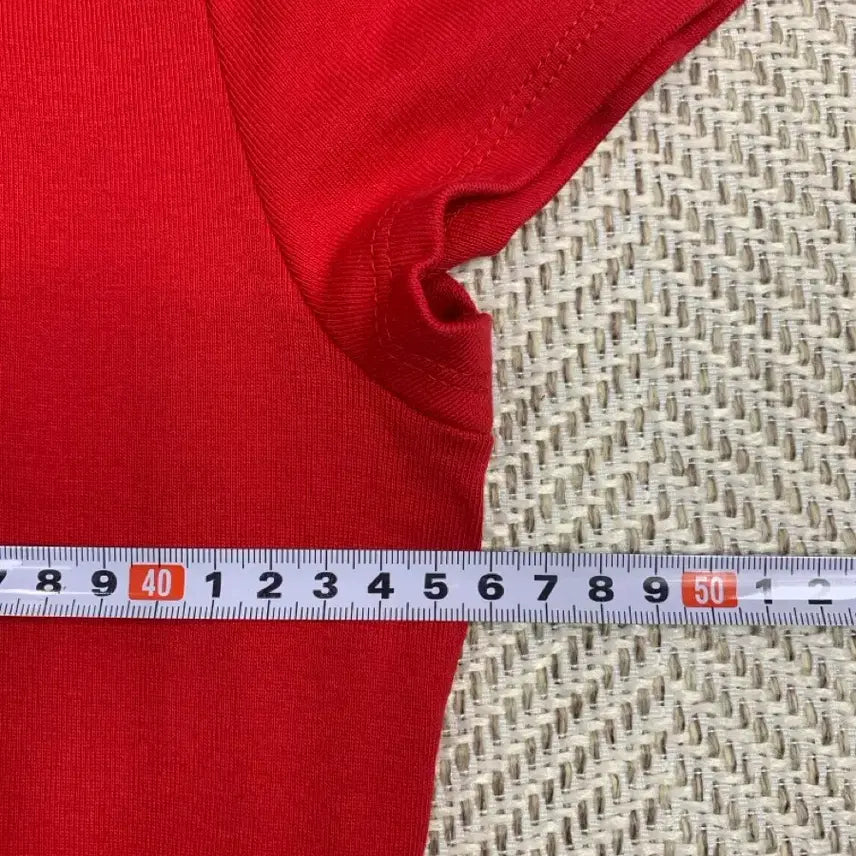 [BUNJANG] Tommy Hilfiger Red Short Sleeve T-shirt XL / 타미힐피거 레드 반팔 티셔츠 XL