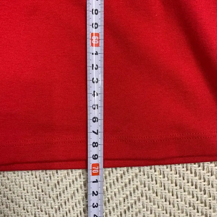 [BUNJANG] Tommy Hilfiger Red Short Sleeve T-shirt XL / 타미힐피거 레드 반팔 티셔츠 XL
