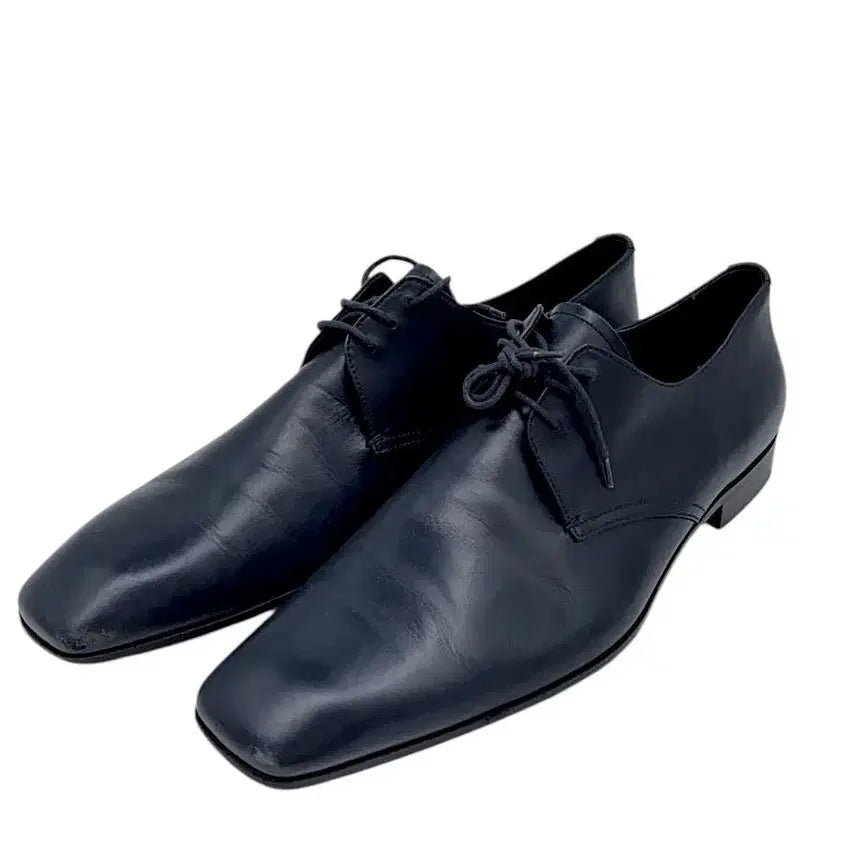 [BUNJANG] Prada Leather Square Toe Derby Shoes / 프라다 레더 스퀘어토 더비슈즈