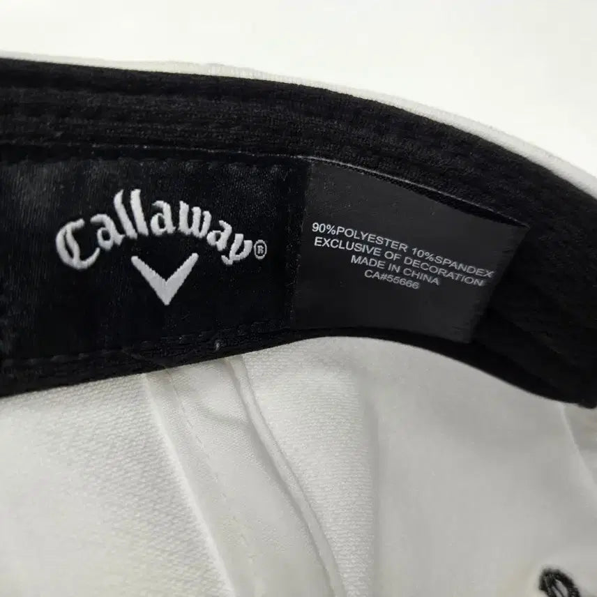 [BUNJANG] Callaway White Golf Ball Cap / 캘러웨이 화이트 볼캡 골프 모자