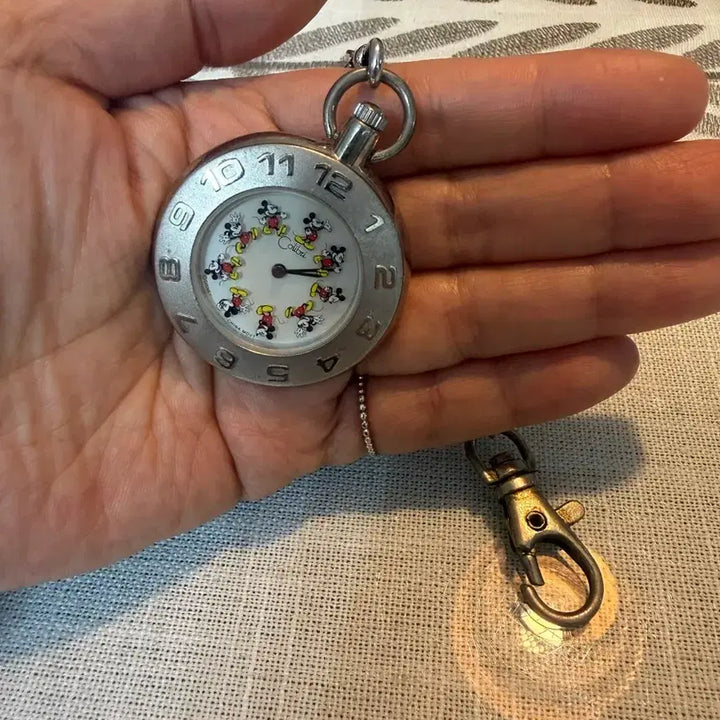 [BUNJANG] Mickey Mouse Pocket Watch / 빈티지 미키마우스 포켓 와치 Mickey Mouse 회중시계