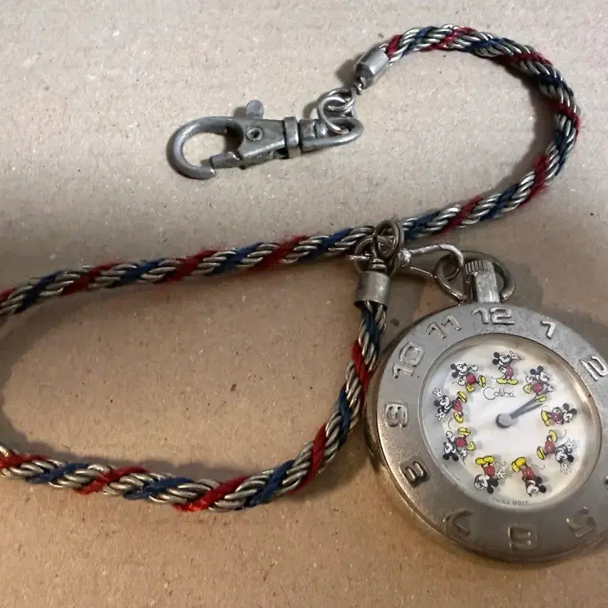 [BUNJANG] Mickey Mouse Pocket Watch / 빈티지 미키마우스 포켓 와치 Mickey Mouse 회중시계