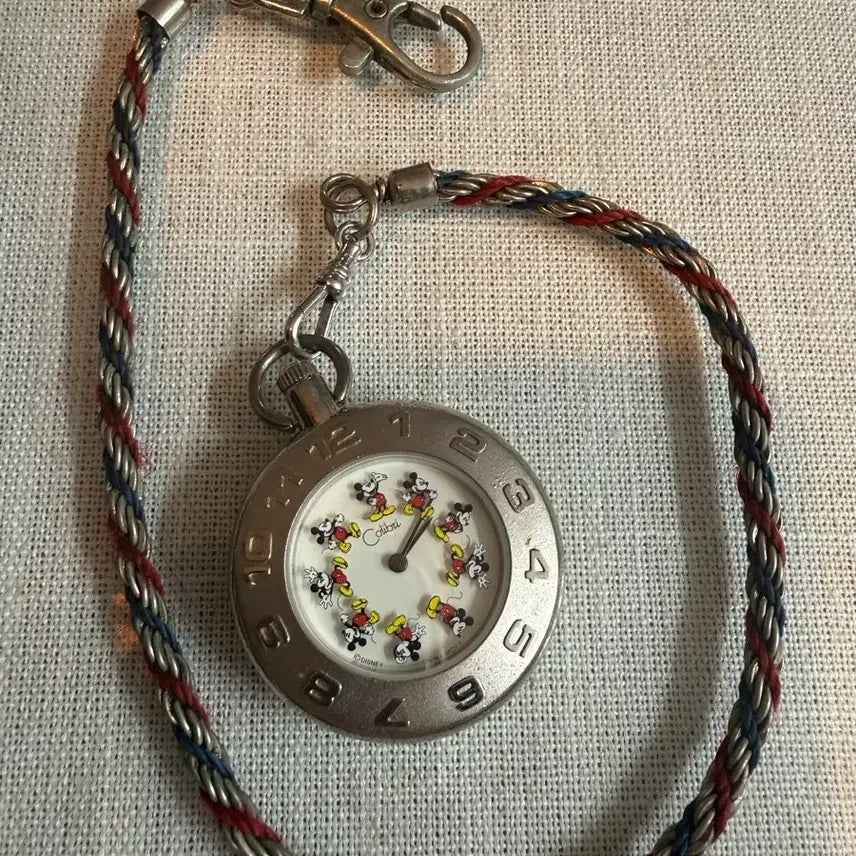 [BUNJANG] Mickey Mouse Pocket Watch / 빈티지 미키마우스 포켓 와치 Mickey Mouse 회중시계