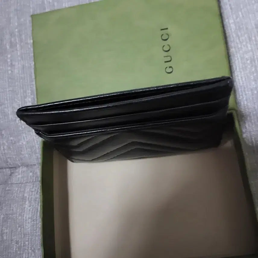 [BUNJANG] Gucci Marmont Card Wallet Black / 구찌 마몬트 카드지갑 블랙