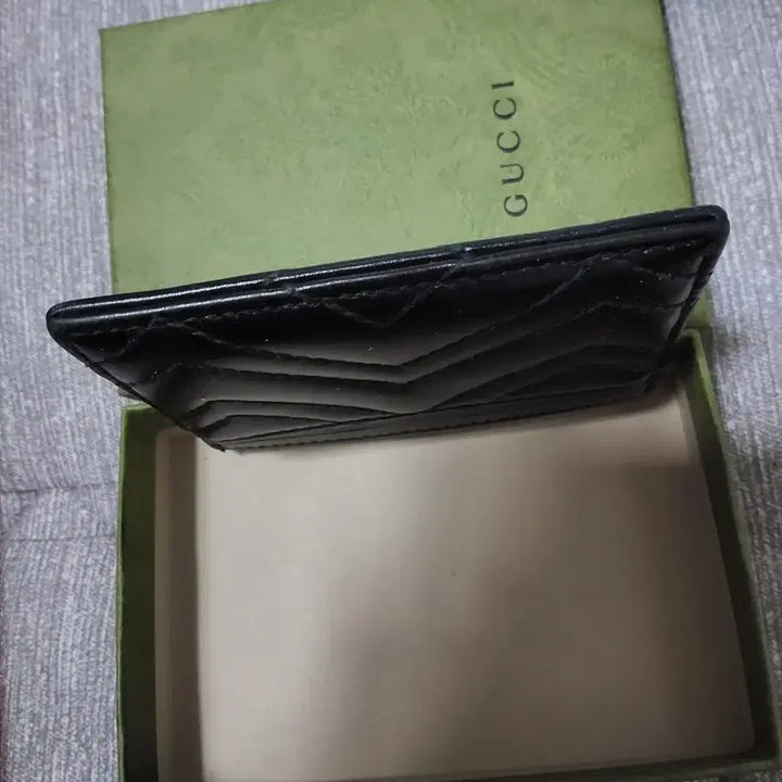 [BUNJANG] Gucci Marmont Card Wallet Black / 구찌 마몬트 카드지갑 블랙
