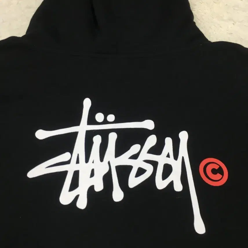 [BUNJANG] Stussy Stock Logo Hoodie (S) / 스투시 스탁 로고 후드티 DD17