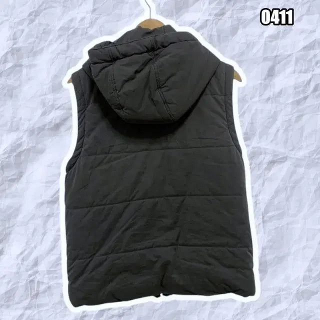 [BUNJANG] M Jeep Multi Logo Hooded Vest Padded / M 지프 멀티 로고 후드 조끼 패딩