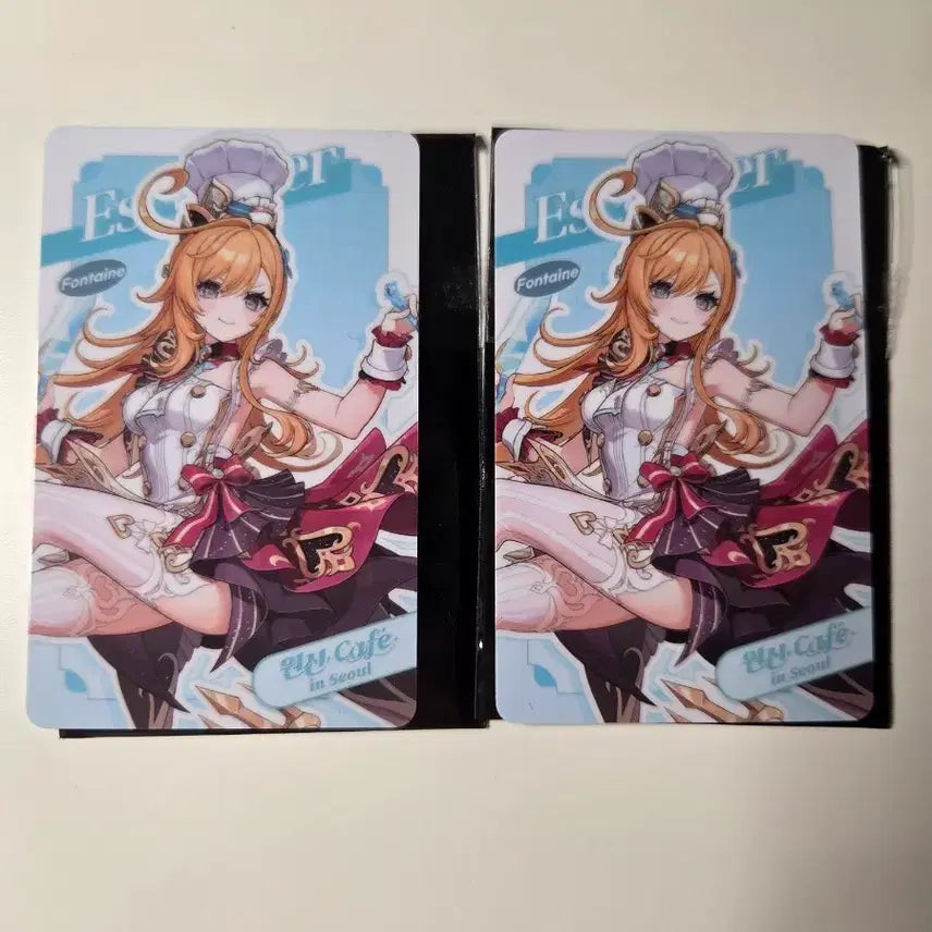 [BUNJANG] Genshin Impact Cafe Escopier Photocard Bundle / 원신 카페 인 서울 에스코피에 포카