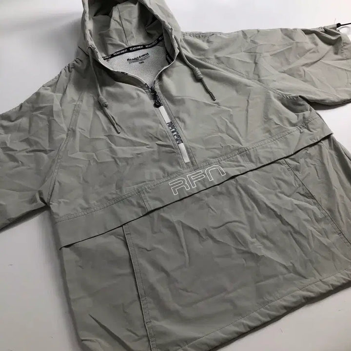 [SOLD OUT] READY4NEXT 반팔 아노락 후드티