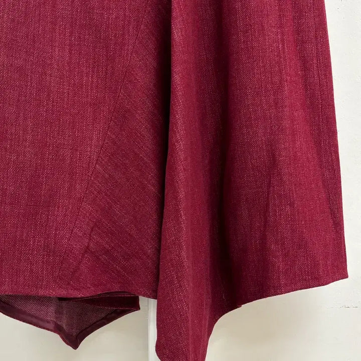 [BUNJANG] Seninon Burgundy Silk Blend Long Skirt / 일본빈티지 버건디 롱스커트 실크 치마