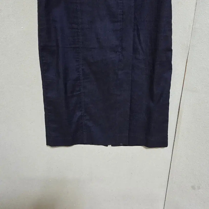 [BUNJANG] Deuel Navy Linen Blend Long Skirt / 듀엘 린넨함유 네이비 롱스커트 55  n4708
