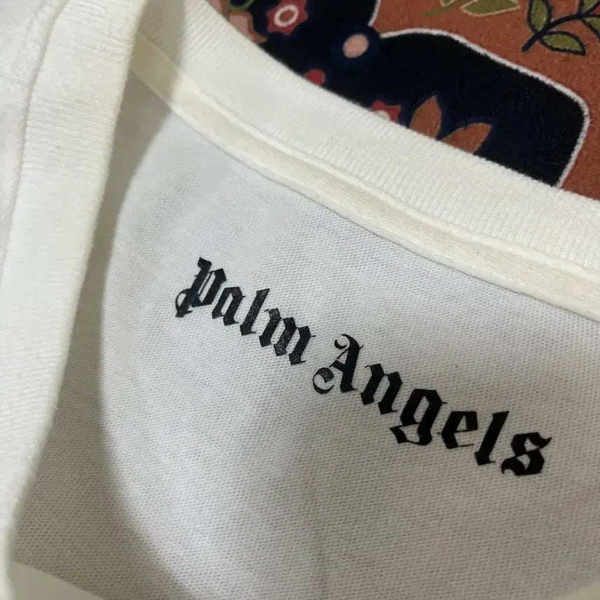 [BUNJANG] Palm Angels Broken Palm Big Logo T-shirt / 팜엔젤스 브로큰 팜 빅로고 반팔티 L/100