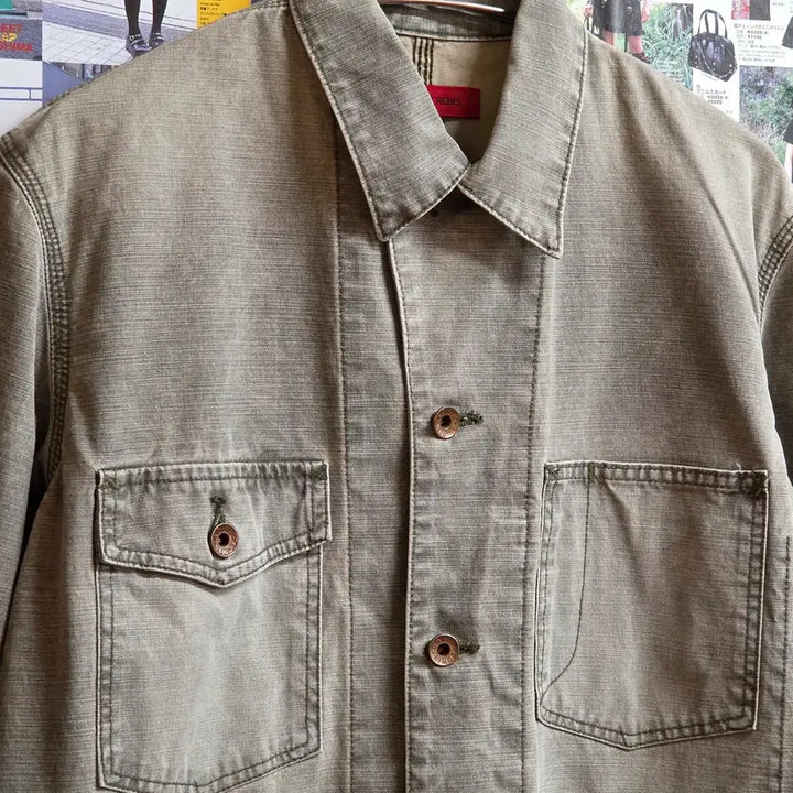 [SOLD OUT] JPN 에드윈 그레이 데님 자켓