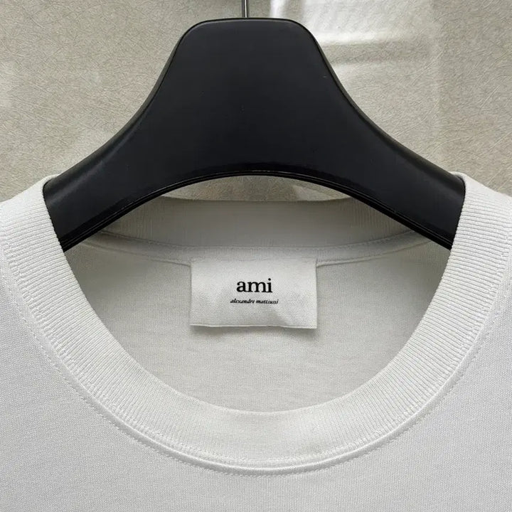 [BUNJANG] AMI Paris White Short Sleeve T-shirt / 아미 프랑스 파리  반팔티 화이트 M