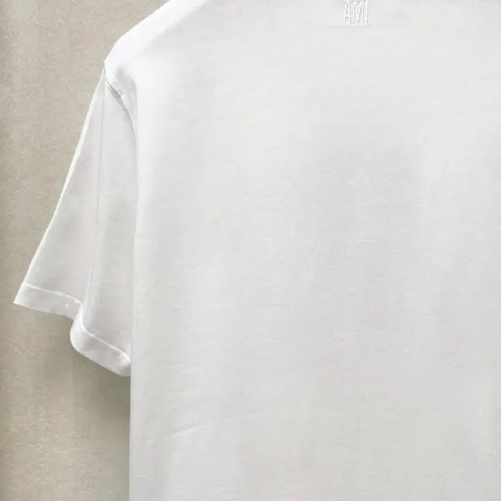 [BUNJANG] AMI Paris White Short Sleeve T-shirt / 아미 프랑스 파리  반팔티 화이트 M