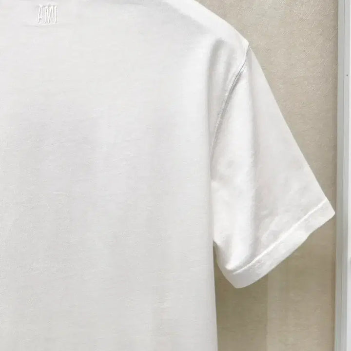 [BUNJANG] AMI Paris White Short Sleeve T-shirt / 아미 프랑스 파리  반팔티 화이트 M
