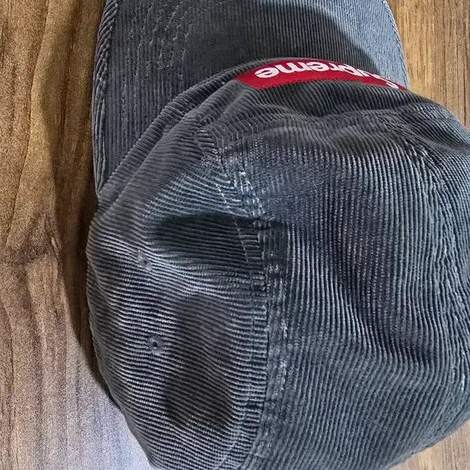 [BUNJANG] Supreme Corduroy Camp Cap Gray / 슈프림 코듀로이 캠프캡 그레이 - 23FW