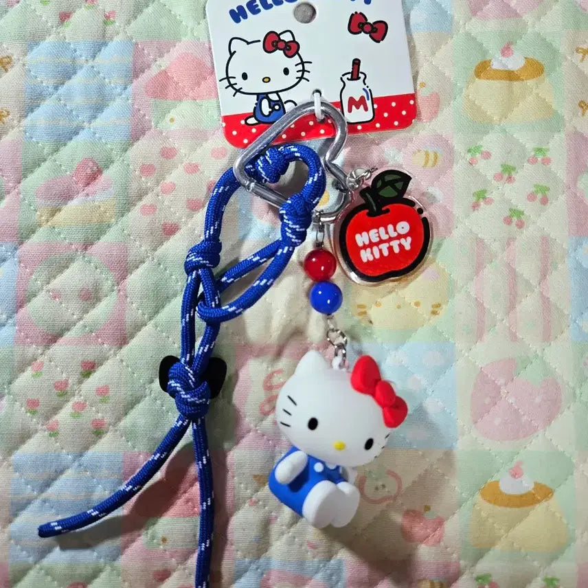 [BUNJANG] Hello Kitty Figure Rope Keyring Bundle Set / 새상품 ) 헬로키티 피규어 로프 키링 일괄