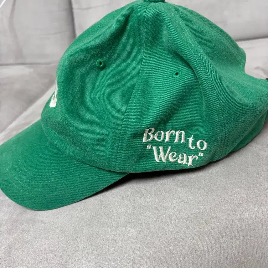 [BUNJANG] BORN TO WIN B Embroidered Ball Cap / 본투윈(BORN TO WIN) 그린 볼캡 (B 자수)