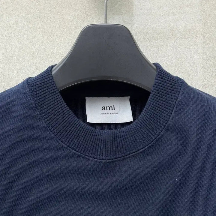 [BUNJANG] Ami Big Heart Sweatshirt Navy XXS / 아미 빅하트 맨투맨 네이비 XXS