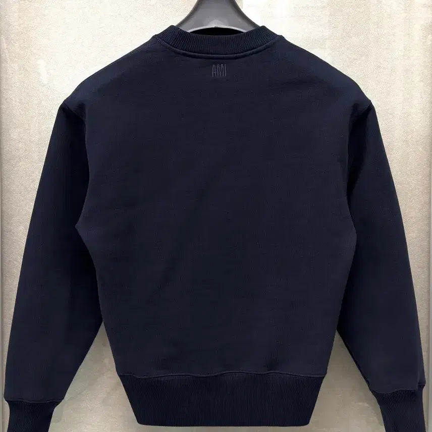 [BUNJANG] Ami Big Heart Sweatshirt Navy XXS / 아미 빅하트 맨투맨 네이비 XXS