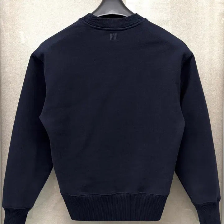 [BUNJANG] Ami Big Heart Sweatshirt Navy XXS / 아미 빅하트 맨투맨 네이비 XXS
