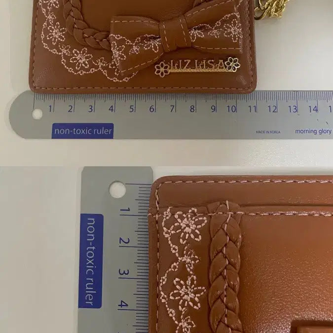 [BUNJANG] Liz Lisa Chain Card Wallet Brown / 리즈리사 체인 카드 지갑 / 패스 케이스 갈색 브라운