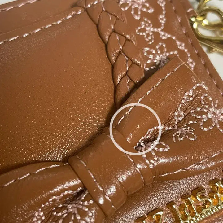 [BUNJANG] Liz Lisa Chain Card Wallet Brown / 리즈리사 체인 카드 지갑 / 패스 케이스 갈색 브라운