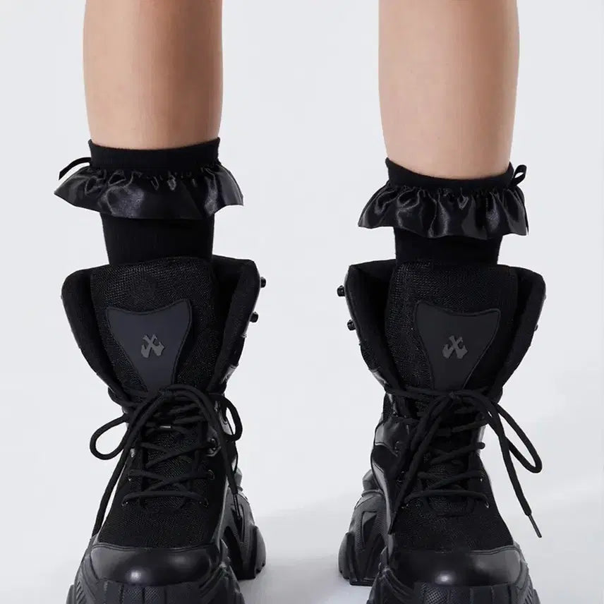 [BUNJANG] YEEL LEEY Platform Walker Boots / 와이이이엘 YEEL LEEY 플랫폼 워커 부츠