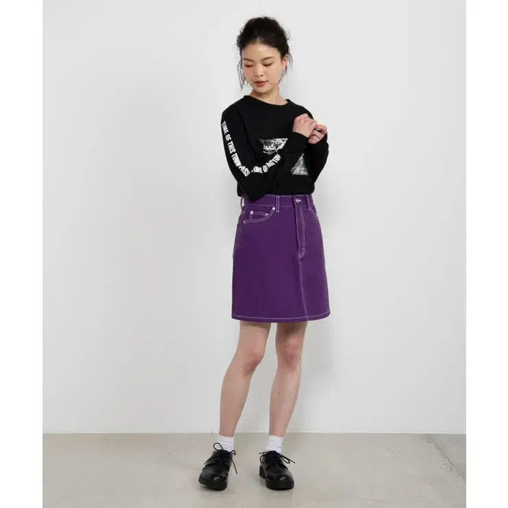 [BUNJANG] BROWNY STANDARD Denim Skirt / BROWNY STANDARD 데님 스커트