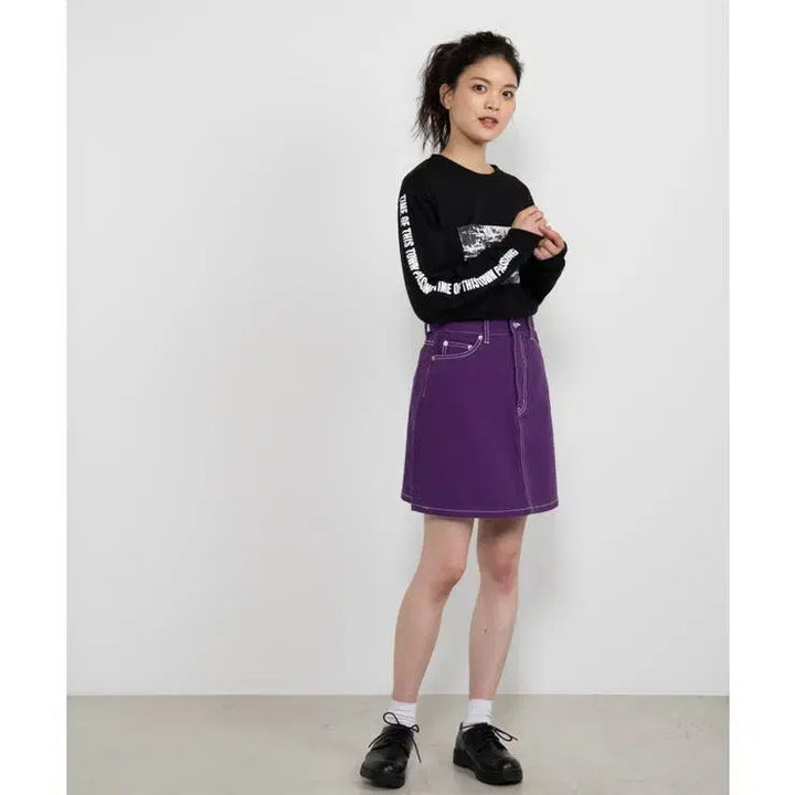 [BUNJANG] BROWNY STANDARD Denim Skirt / BROWNY STANDARD 데님 스커트
