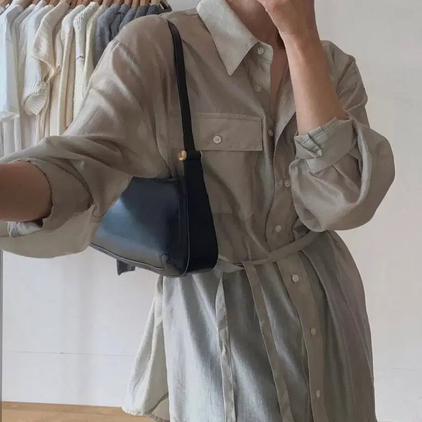 [BUNJANG] Satin Blouse / 셔츠 블라우스