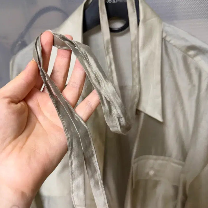 [BUNJANG] Satin Blouse / 셔츠 블라우스