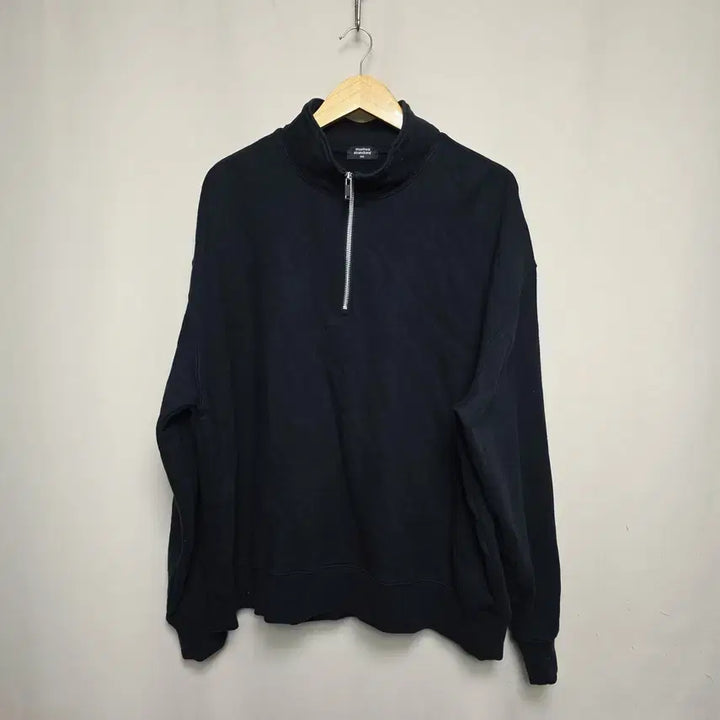 [SOLD OUT] [musinsa] 남성 오버핏 반집업 스웻셔츠 3XL