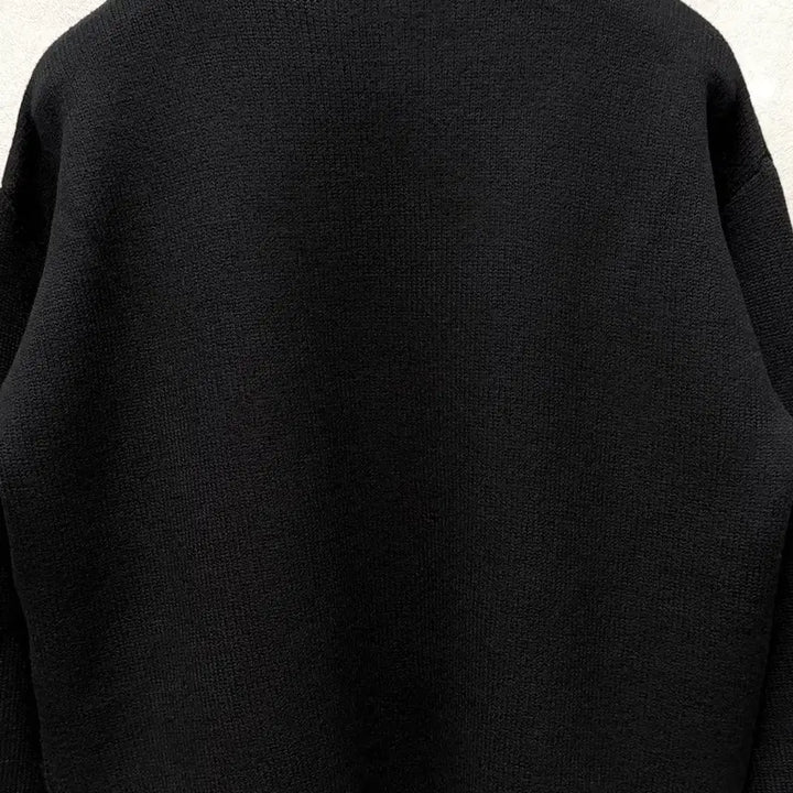 [BUNJANG] Ami Virgin Wool Big Heart Intarsia Knit Sweater Black S / 아미 버진울 빅하트 인타르시아 니트 블랙 S