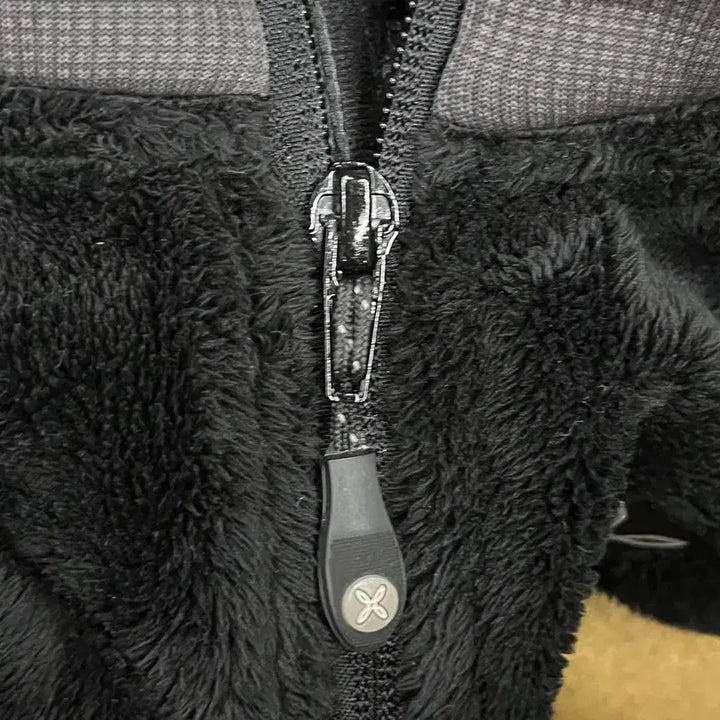 [BUNJANG] Montura Black Velvet Hooded Vest / [정품/M] 몬츄라 블랙 벨벳 후드 조끼