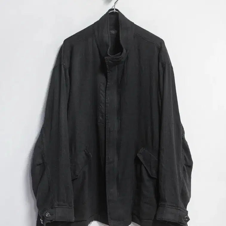 [SOLD OUT] 고낙 26ss 린넨 실크 모즈자켓 블랙m사이즈