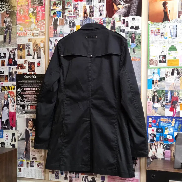 [BUNJANG] SEMANTIC DESIGN Cotton Midi Coat / JPN 시멘틱 디자인 코튼 미디 코트