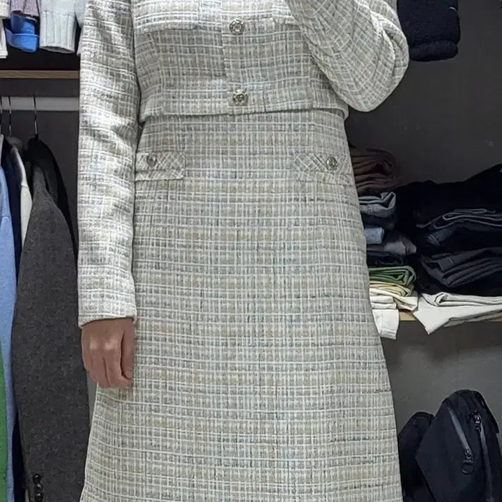 [BUNJANG] ZIGOT Tweed Dress Set Formal Wear / 지고트 트위드 원피스 세트 하객룩 격식룩
