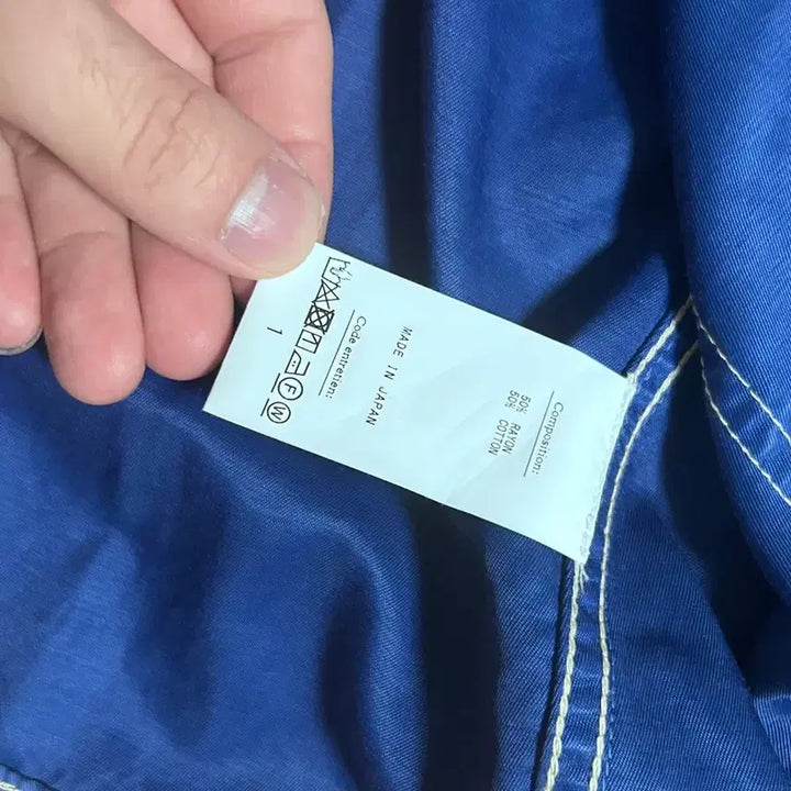 [BUNJANG] Apresse Blue Work Jacket / 아프레쎄 블루 워크 자켓 1