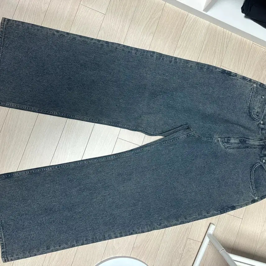 [BUNJANG] Vellie True Wide Denim Pants - Whale Indigo / 벨리에 트루 와이드 데님 팬츠 - 웨일 인디고