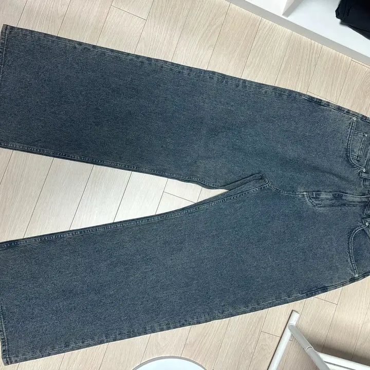 [BUNJANG] Vellie True Wide Denim Pants - Whale Indigo / 벨리에 트루 와이드 데님 팬츠 - 웨일 인디고