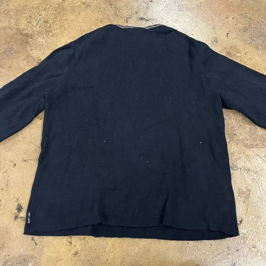 [BUNJANG] Armani Exchange Round Neck Long Sleeve T-Shirt Black / [정품/XL] 아르마니 익스체인지 라운드넥 긴팔 티셔츠 블랙