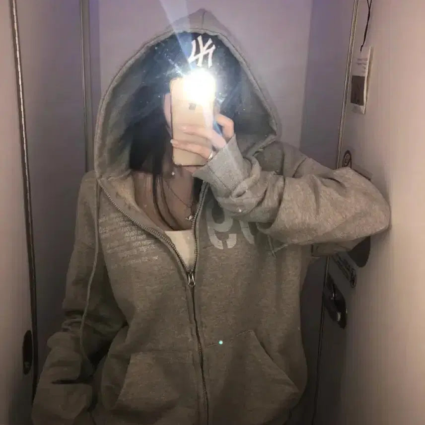 [BUNJANG] Oversized Fit Hoodie Zip-up / 오버핏 후드집업