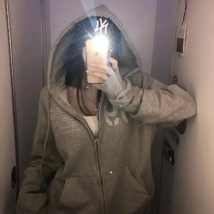 [BUNJANG] Oversized Fit Hoodie Zip-up / 오버핏 후드집업