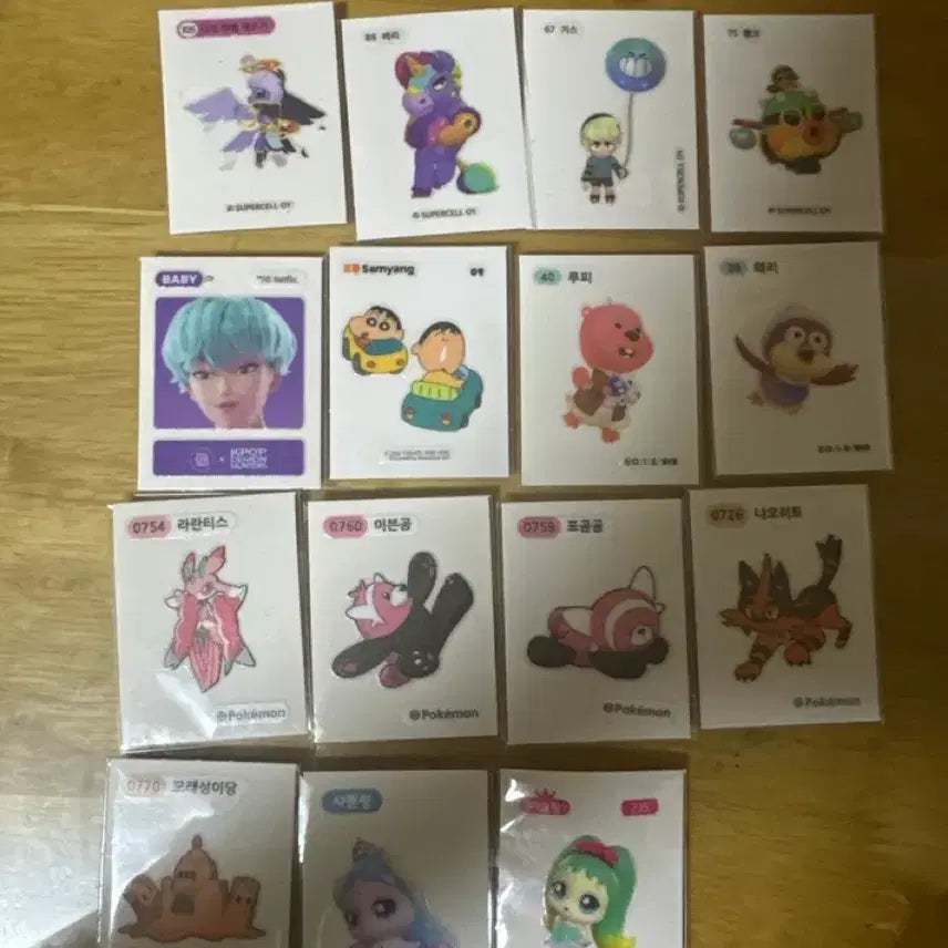[SOLD OUT] 포켓몬 여러가지 띠부씰일괄 판매합니다