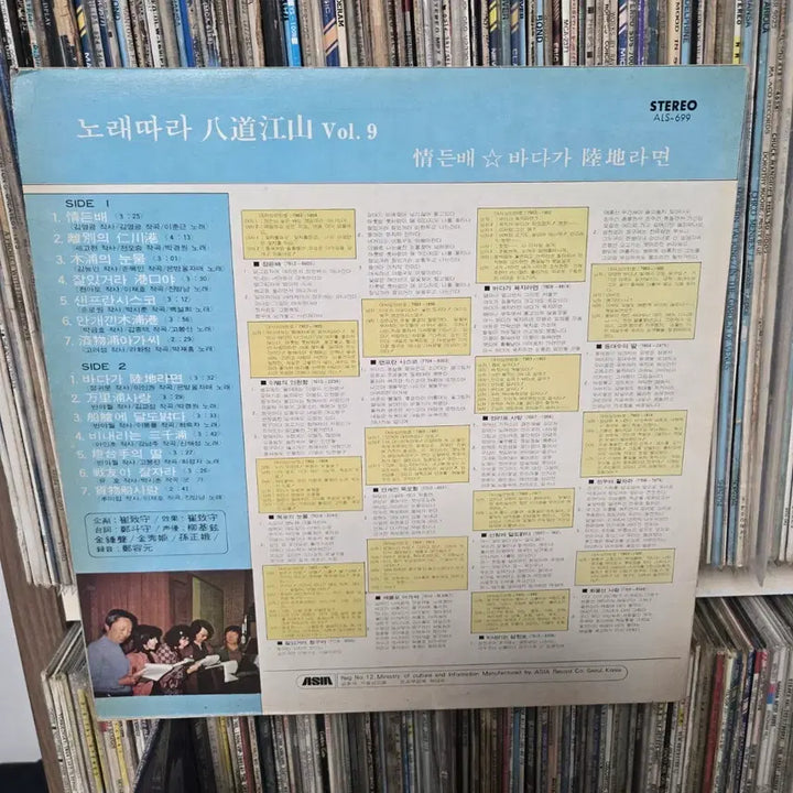 [BUNJANG] Noraettara Paldo Gangsan LP Record / 노래따라 팔도강산  LP판