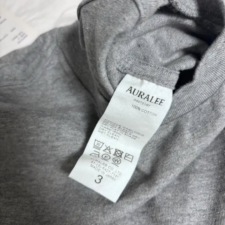 [SOLD OUT] 오라리 26SS 심리스 크루넥 반팔 티셔츠 3
