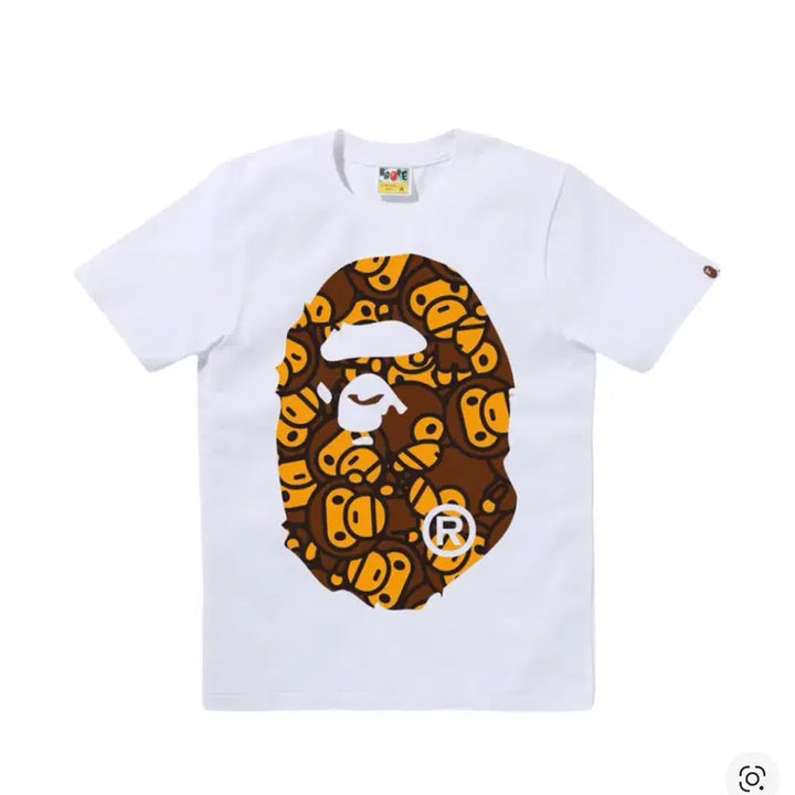[SOLD OUT] 베이프 올 베이비 마일로 빅 에이프 헤드 티셔츠